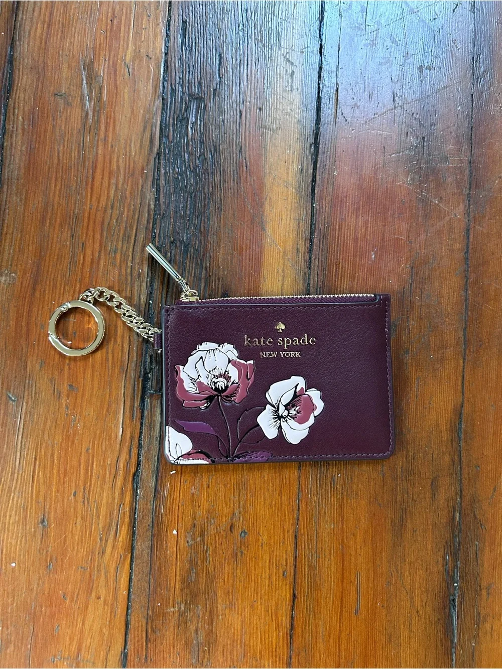 kate spade Floral Key Ring Card Holder